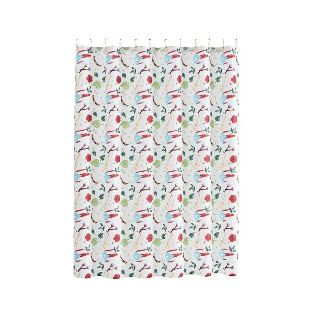 Christmas in Puerto Rico Shower Curtain